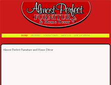 Tablet Screenshot of almostperfectfurniture.com